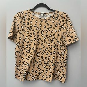 Leopard print T-shirt